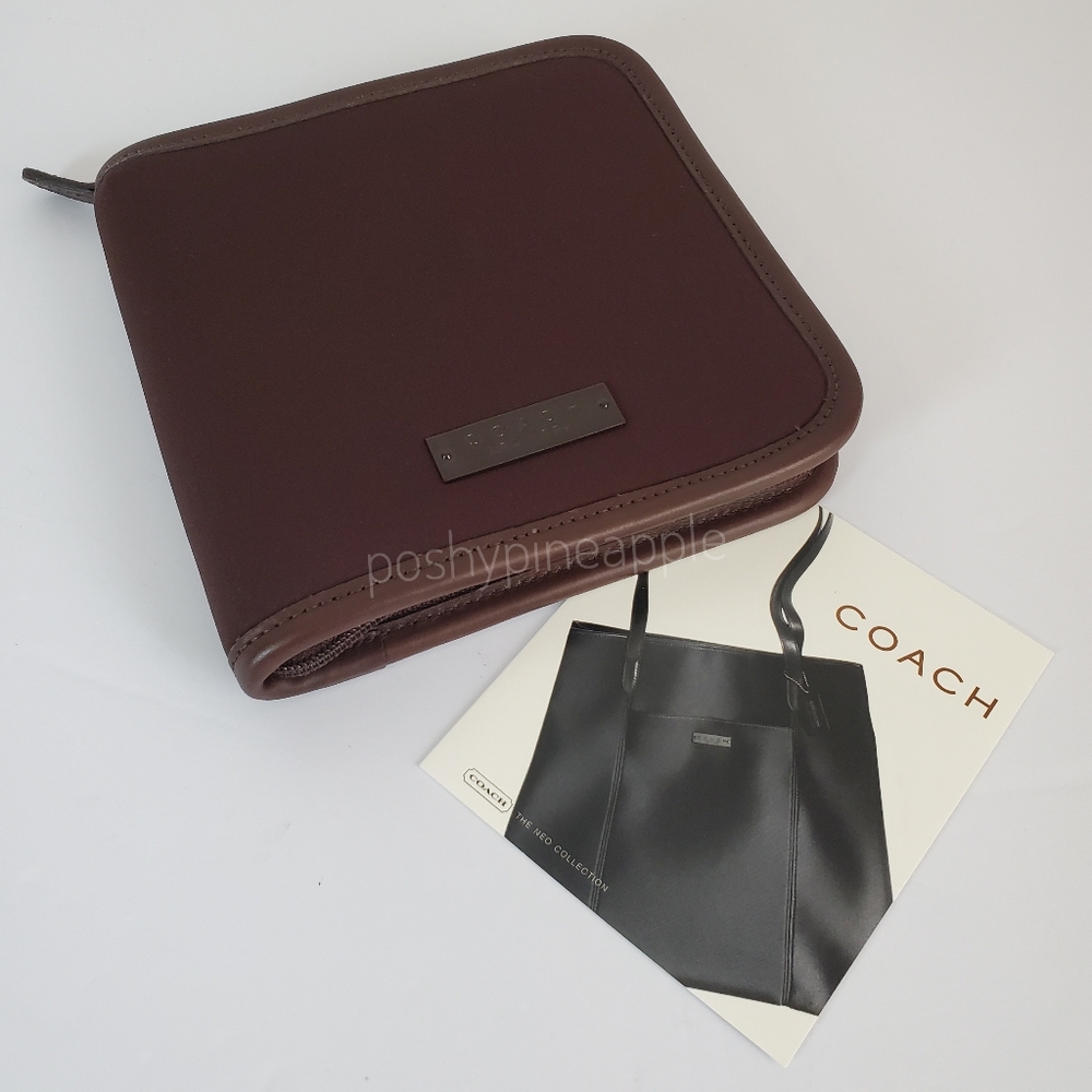Vintage New Coach Neo Collection CD DVD Case Holder RARE!